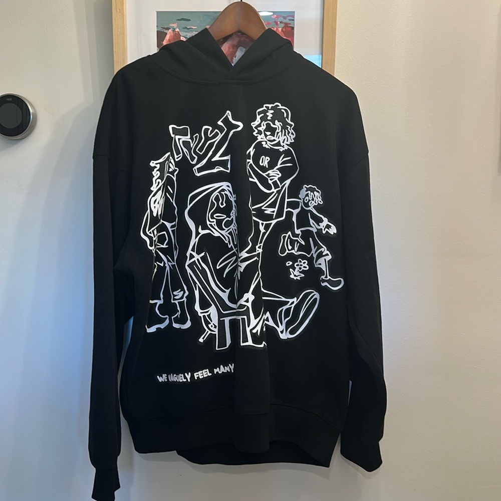 Aelfric Eden Black Hoodie Size Medium